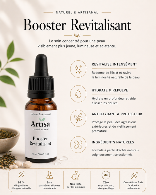 Gel Booster Revitalisant – Ginkgo & Thé Vert