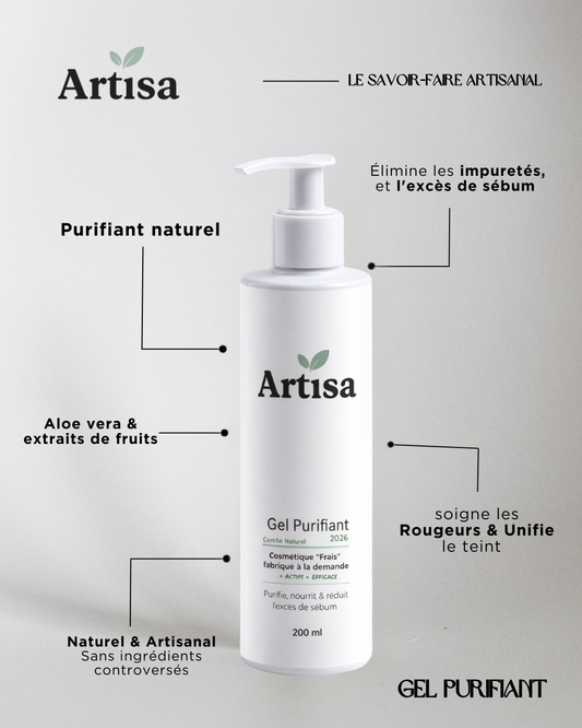 Gel Purifiant – Aloe vera & Extraits de Fruits