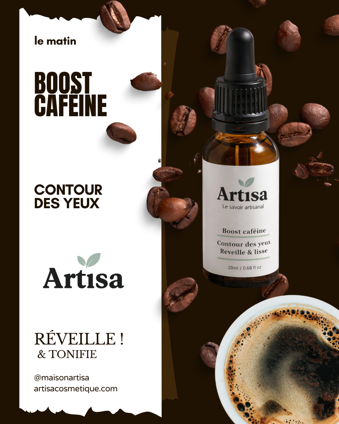 Boost Caféine – Gel Contour des Yeux